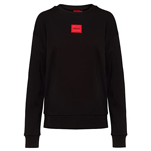 HUGO Damen Nakira_redlabel Sweatshirt, Black1, L EU von HUGO
