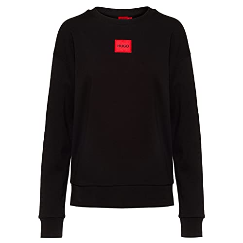 HUGO Damen Nakira_redlabel Sweatshirt, Black1, M EU von HUGO