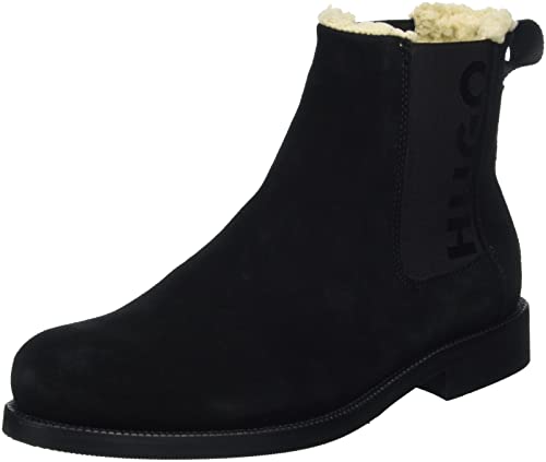 HUGO Damen Noah Ch.Bootie-S Stiefeletten Black1 42 von HUGO