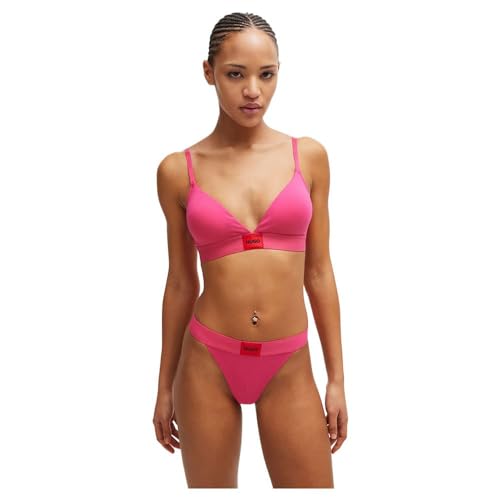 HUGO Damen Red Label Triangle, Bright Pink672, XS EU von HUGO