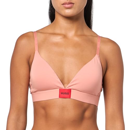HUGO Damen Red Label Triangle Bra with Removable Padding BH, Deep Rose, Medium HUGO Damen Red Label Triangle Bra with Removable Padding BH, Deep Rose, Medium von HUGO