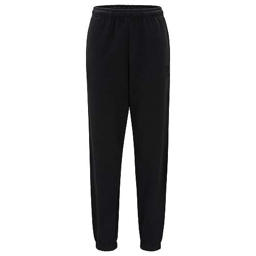 HUGO Damen Relaxed Jogger_2 Jersey Trousers, Black1, XXL EU von HUGO