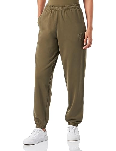 HUGO Damen Relaxed Jogger_2 Jersey Trousers, Dark Green305, L EU von HUGO