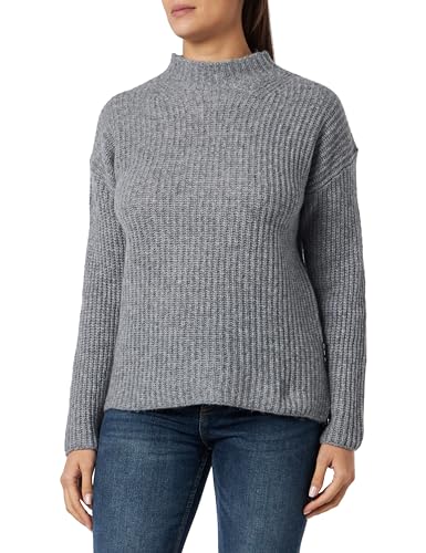 HUGO Damen Sandrickyn Knitted Sweater, Medium Grey33, L EU von HUGO