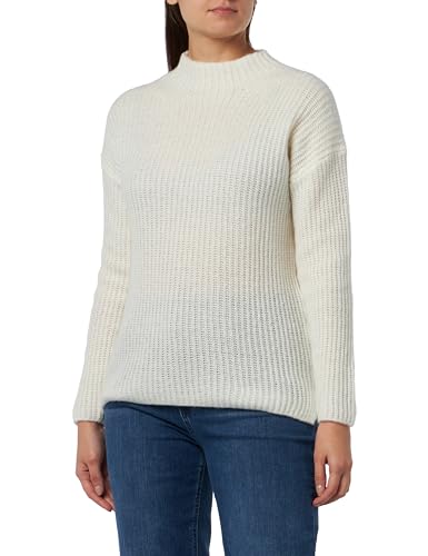 HUGO Damen Sandrickyn Knitted Sweater, Natural102, L EU von HUGO