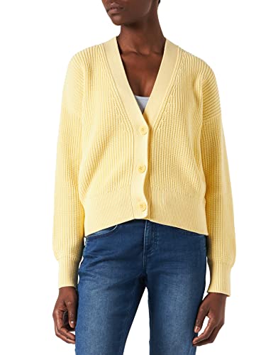 HUGO Damen Sindella Strickjacke, Light/Pastel Yellow744, S EU von HUGO