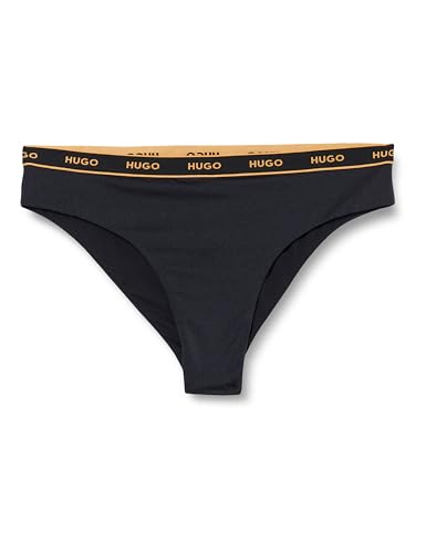 HUGO Damen Sparkling Bikini BOT Classic, Black1, XXL EU von HUGO