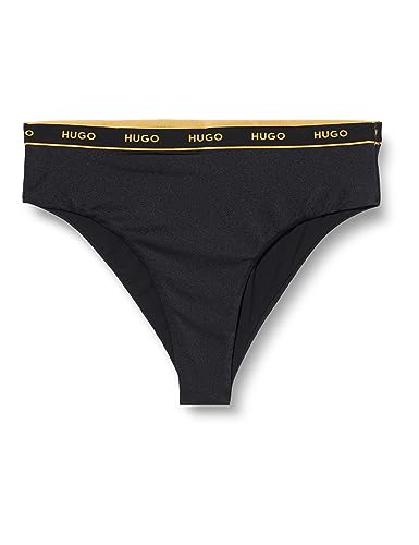 HUGO Damen Sparkling High Waist Bikini BOT Classic, Black1, 3XL EU von HUGO