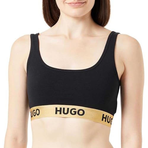 HUGO Damen Sporty Logo Bralette, Black3, XS EU HUGO Damen Sporty Logo Bralette, Black3, XS EU von HUGO