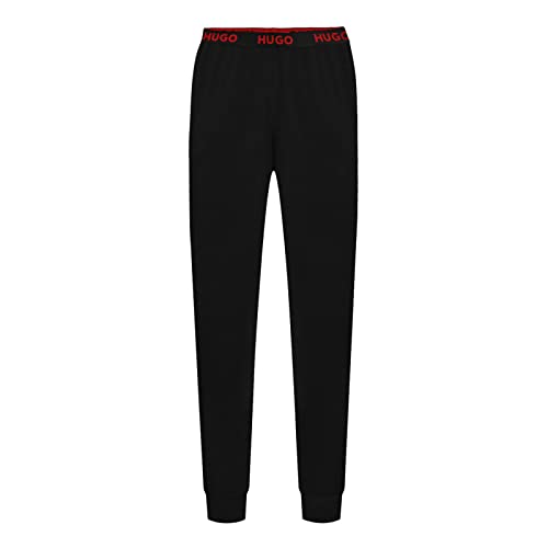 HUGO Damen Sporty Logo_Pants Loungewear Pant, Black1, XS EU von HUGO