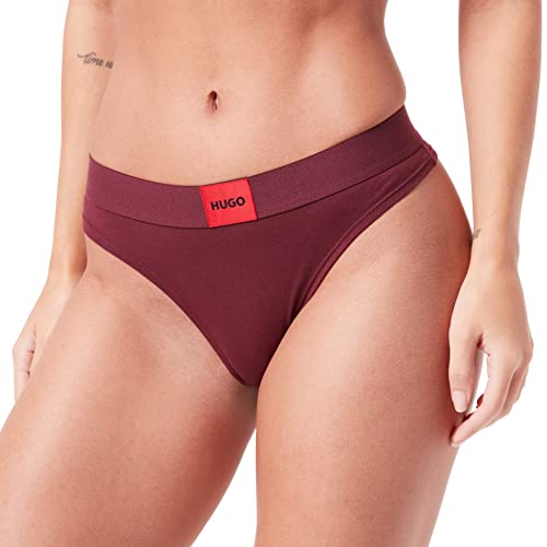 HUGO Damen Thong Red Label String, Dark Purple501, XL EU von HUGO