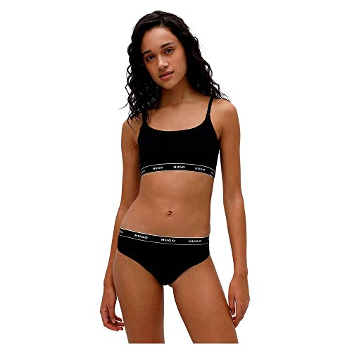 HUGO Damen Triplet Thong Stripe, Black1, XXL EU von HUGO