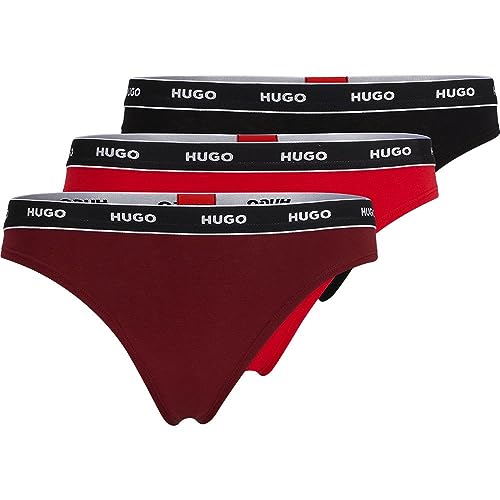 HUGO Damen Triplet Thong Stripe, Open Miscellaneous982, XS EU von HUGO