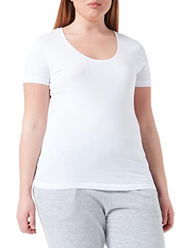 HUGO Damen Twin T-Shirt Rn T Shirt, White100, L EU von HUGO