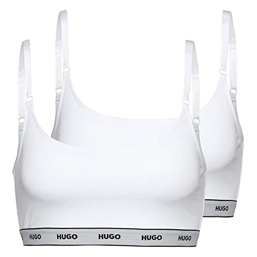 HUGO Damen Twin Stripe Bralette, White100, L EU von HUGO