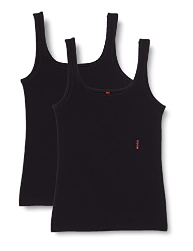 HUGO Damen Twin Vest Top, Black1, XS EU von HUGO