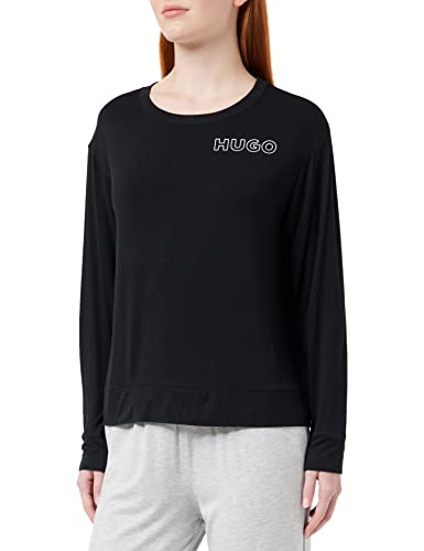 HUGO Boss Damen-Langarmshirt, Black1, XS von HUGO