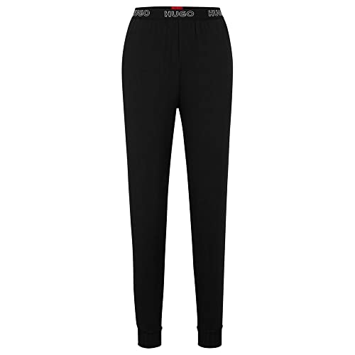 HUGO Damen Unite_Pants Pyjama Pant, Black1, S EU von HUGO
