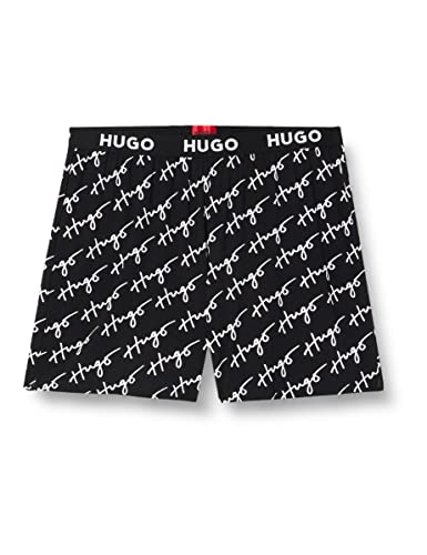 HUGO Damen Unite_Shorts Printed Pyjama Short, Open Miscellaneous962, XL EU von HUGO