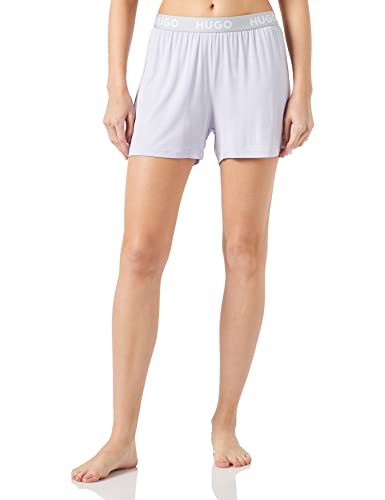 HUGO Damen Unite_Shorts Pyjama Short, Light/Pastel Purple535, XS EU von HUGO