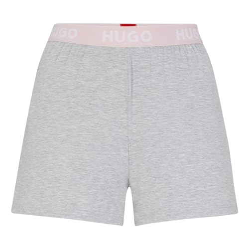 HUGO Damen Unite_Shorts Pyjama Short, Medium Grey35, L EU von HUGO