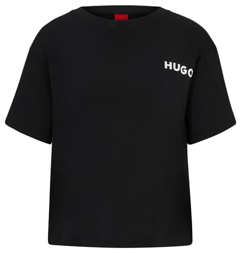 HUGO Damen Unite_t-Shirt Pyjama T-Shirt, Black1, 3XL EU von HUGO