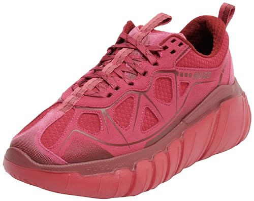 HUGO Damen Xeno_Runn_mesd Sneaker, Medium Pink, 39 EU von HUGO