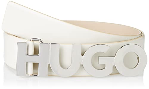 HUGO Damen Zula 3,5cm-zl Belt, Light Beige271, 75 EU von HUGO