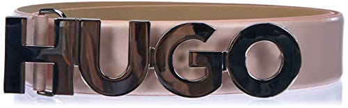 HUGO Damen Zula Belt 4 Cm-zl Gürtel, Light/Pastel Pink688, 80 von HUGO
