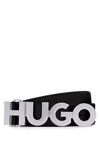HUGO Damen Zula Belt 4 Cm-zl Gürtel, NEW - Black001, 95 von HUGO