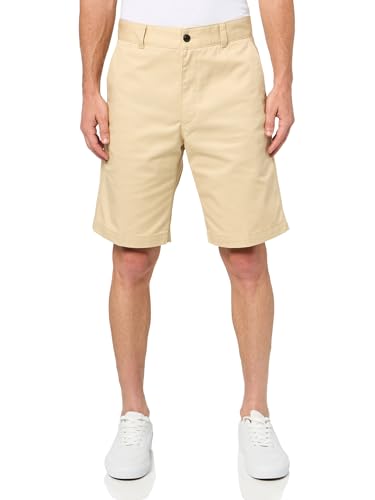 Hugo Darik Herren-Shorts aus einfarbiger Baumwolle, Mojave Dessert, 47 von HUGO