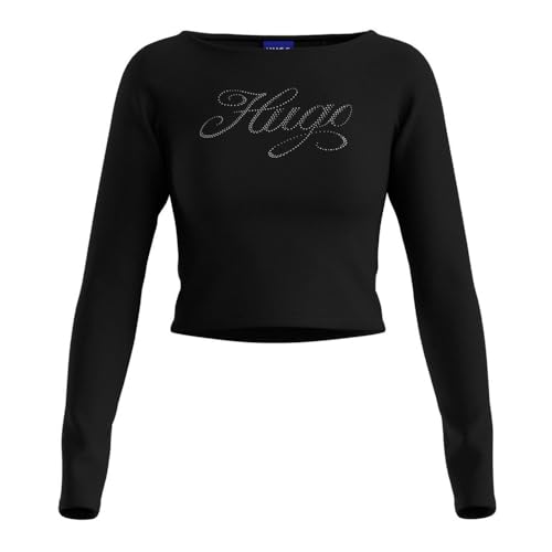 HUGO Dastja_B 10269541 01 Sweater Black001 M von HUGO