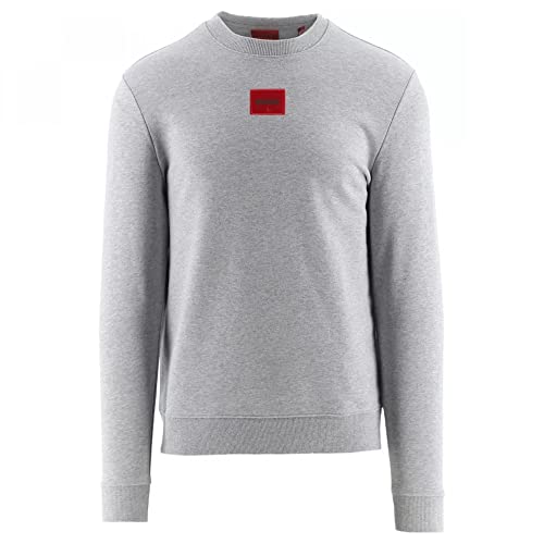 HUGO Herren Sweatshirt, Regulär, Dark Grey029, XS von HUGO