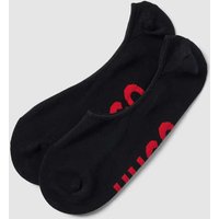HUGO Füßlinge mit Label-Detail im 2er-Pack in Black, Größe 41/42 von HUGO