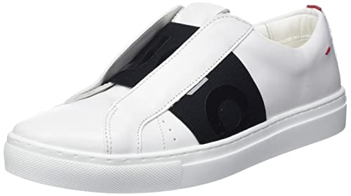 HUGO Damen Futurism_Low_Cut_ela Sneaker, Open White120, 40 EU von HUGO