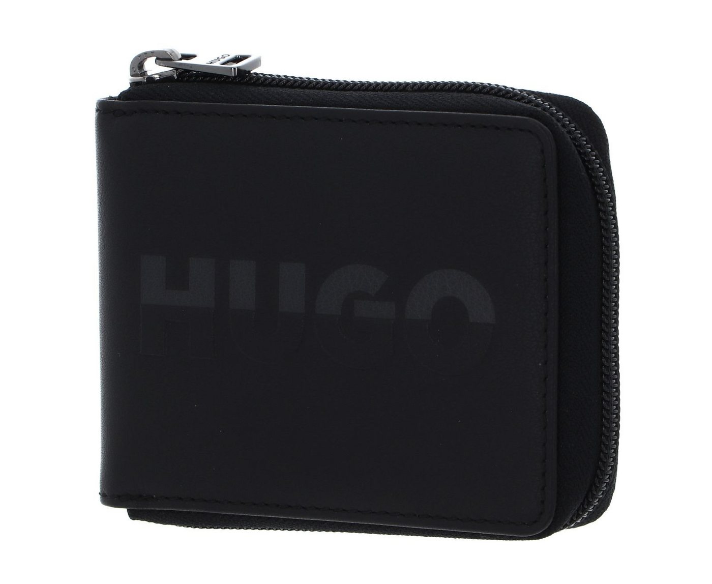 HUGO Geldbörse Zip Cardcase, aus echtem Ziegenleder von HUGO