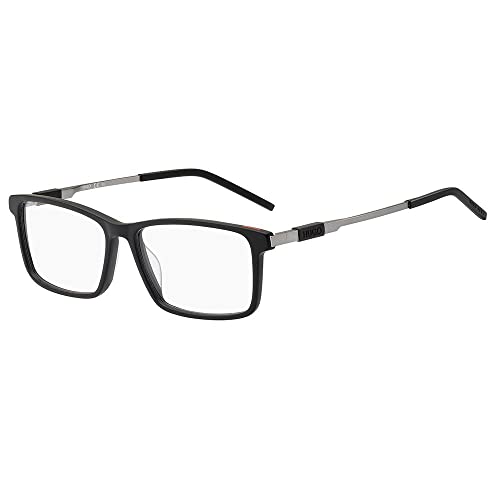 HUGO HG 1102 Brille, Matte Black, 56 für Herren, Mattes Schwarz von HUGO