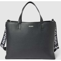 HUGO Handtasche in unifarbenem Design in Black, Größe One Size von HUGO