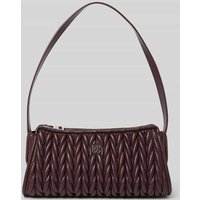 HUGO Handtasche mit Label-Applikation Modell 'Chris 2.0' in Bordeaux, Größe 1 von HUGO