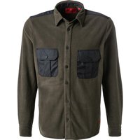 HUGO Herren Overshirt grün Fleece von HUGO