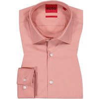 HUGO Herren Hemd rosa Baumwolle Slim Fit von HUGO