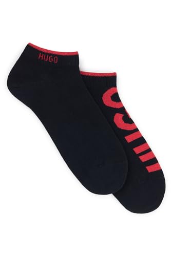 HUGO Herren 2p Logo Cc Sneakersocken, New - Black1, 35-38 EU von HUGO