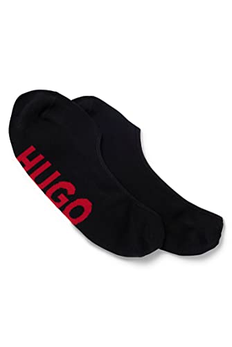 HUGO Herren 2p Sl Logo Cc INVISIBLE_SOCKS, Black1, 39-40 EU von HUGO