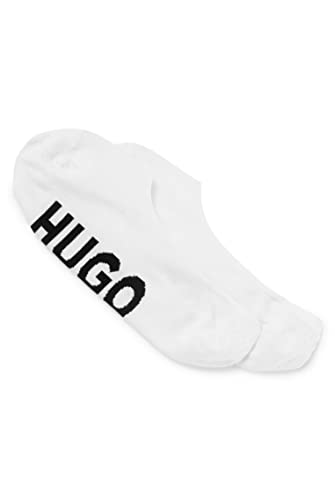 HUGO Herren 2p Sl Logo Cc INVISIBLE_SOCKS, White100, 39-40 EU von HUGO