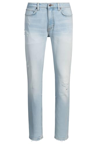 HUGO Herren 734 Extra Slim-Fit Jeans aus bequemem hellblauem Stretch-Denim Hellblau 33/34 von HUGO