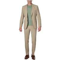 HUGO Herren Anzug beige meliert Slim Fit von HUGO
