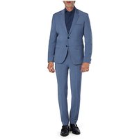 HUGO Herren Anzug blau Woll-Stretch von HUGO
