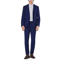 HUGO Herren Anzug blau Woll-Stretch von HUGO