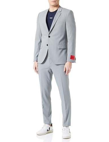 HUGO Herren Arti/Hesten232x Suit, Medium Grey39, 46 EU von HUGO