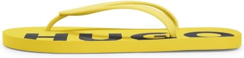 HUGO Herren Arvel Thng Flipflops mit Logo-Details, Bright Yellow732, 35/36 von HUGO